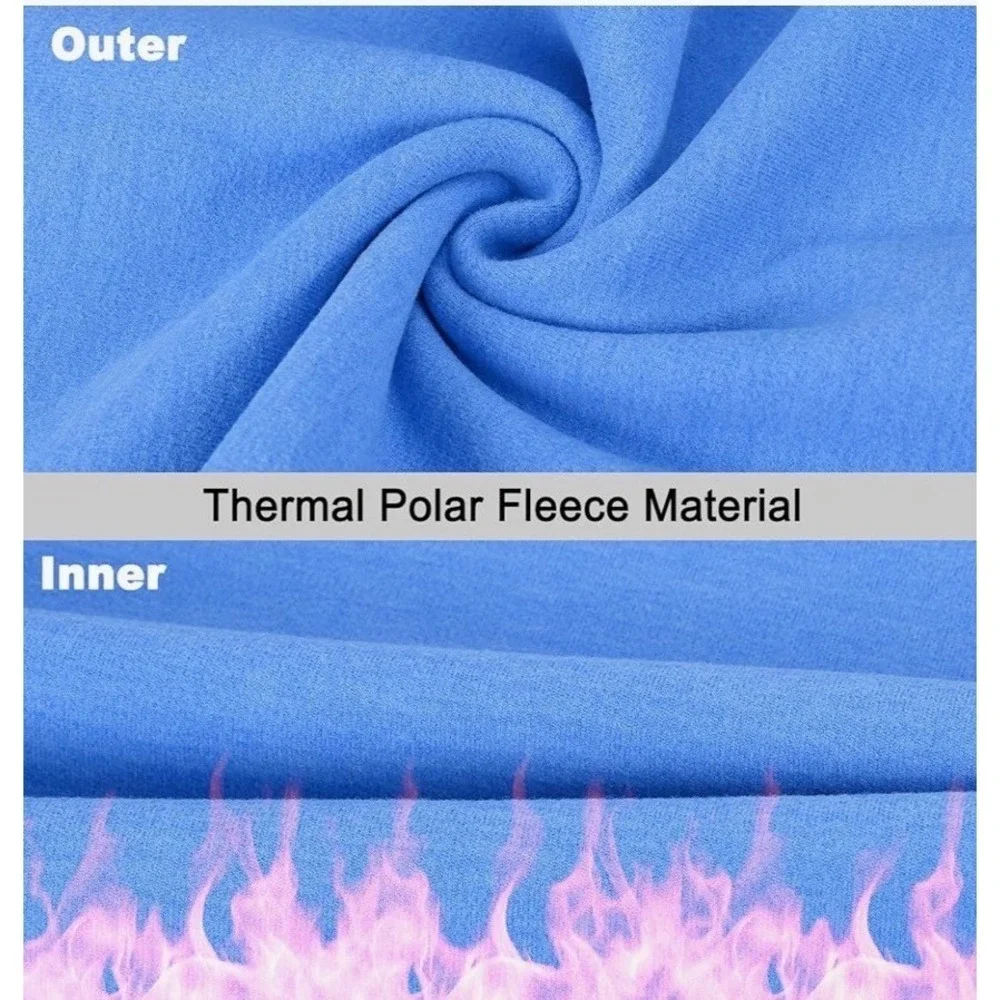 2 WINTER NECK WARMERS Windproof Neck Gaiter Cold Weather Scarf Face Covering Ski